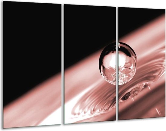 Glas schilderij Macro | Bruin, Rood | | Foto print op Glas |  F006520