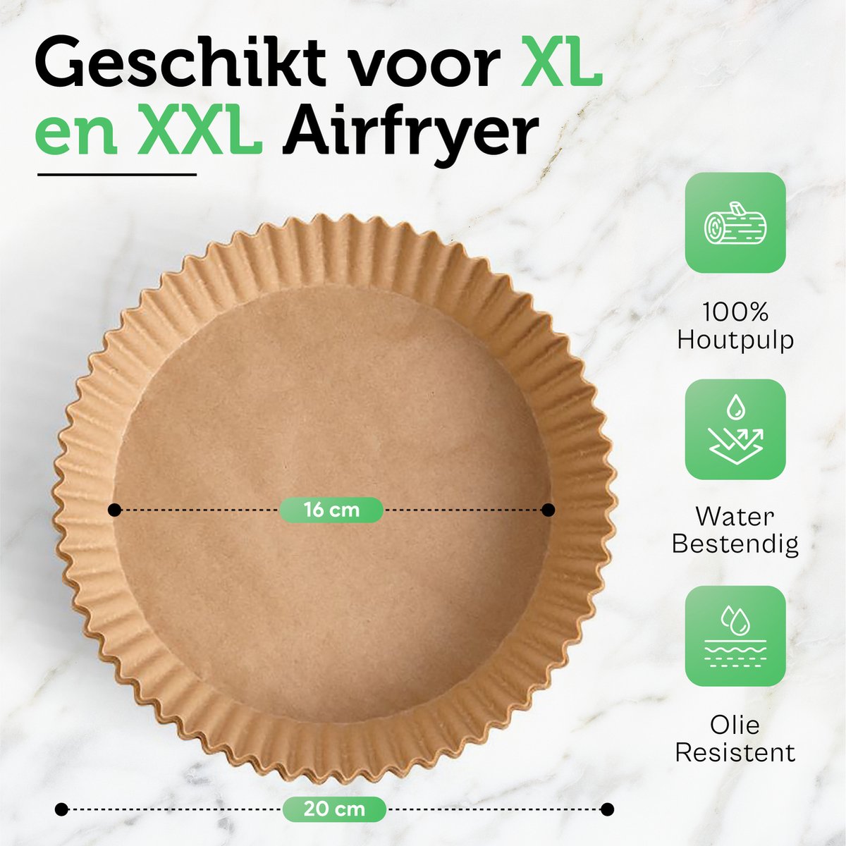 Grote bakvorm HD9956/00 voor Philips Airfryer XXL Grote bakvorm HD9956/00 voor Philips Airfryer XXL