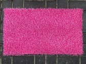 Kunstgras deurmat roze 70cm bij 50cm
