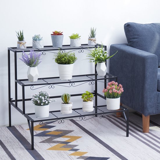 Plantenrek Wandrek Voor Planten Ladder Kast 3 Planken 3 Laags