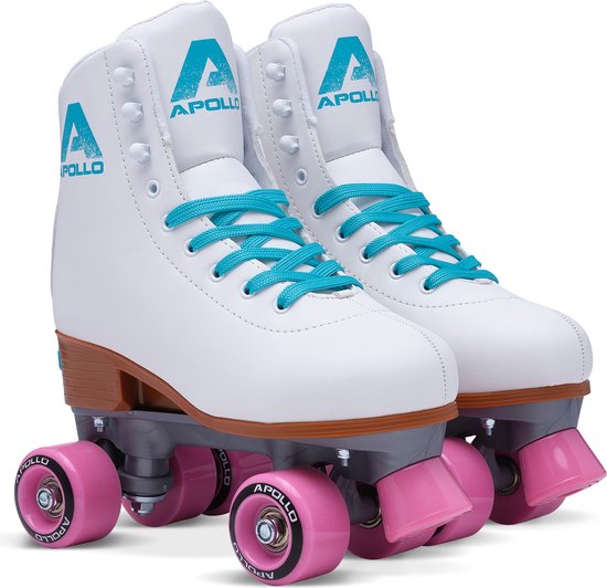 Retro Rolschaatsen Canvas met retro kunst | Poster Store NL