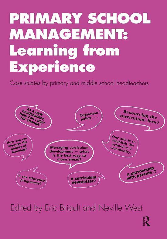 Primary School Management: Learning from Experience - cover