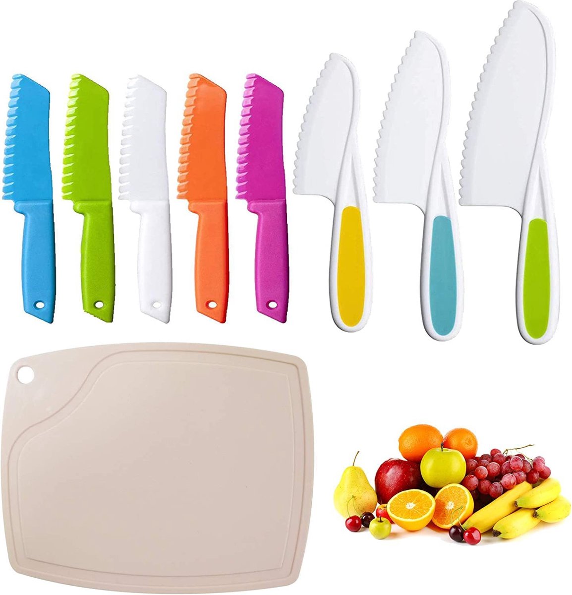 Kit Couteau sécurité de Cuisine pour Enfants - 17 Pièces Couteau Montessori  Enfants pour couper et cuire