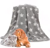 Hondendeken voor katten, konijnen en alle huisdieren, wasbaar dubbelzijdig voor bank, bed en mand, 100 x 150 cm