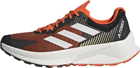 adidas TERREX TERREX Soulstride Flow Trail Running Schoenen - Unisex - Zwart- 49 1/3