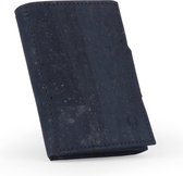 Donbolso® Portemonnee heren - Pasjeshouder voor 11 kaarten - NextGen Kurkleder - Vegan Leren Dunne RFID-Portemonnees - Blauw