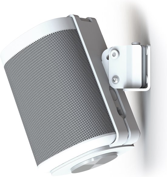 Wandbeugel Sonos One One SL PLAY:1, draaibaar en kantelbaar, wit, stevige muurbevestiging, flexibel instelbaar