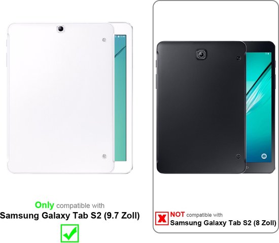 Coque Tablette Pour Samsung Galaxy Tab S2 (9.7 Pouces) En Bleu