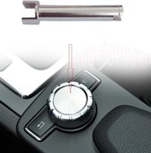 Kit de réparation de bouton tournant Mercedes Comand en aluminium 2048709958 1728701258 2128701451 2128701551