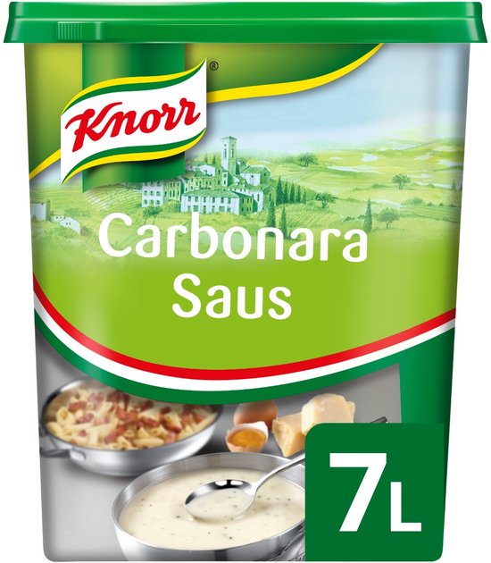 Knorr Collezione Italiana Carbonara Saus Poeder Opbrengst 7L - Bus 1,23 kilo
