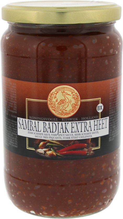 Koningsvogel - Sambal Badjak Heet - 750g