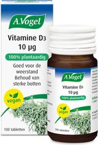 A.Vogel Vitamine D3 10 μg tabletten - Bevat vitamine D3 dat helpt bij het behoud van sterke botten en de weerstand ondersteunt. - 100 st