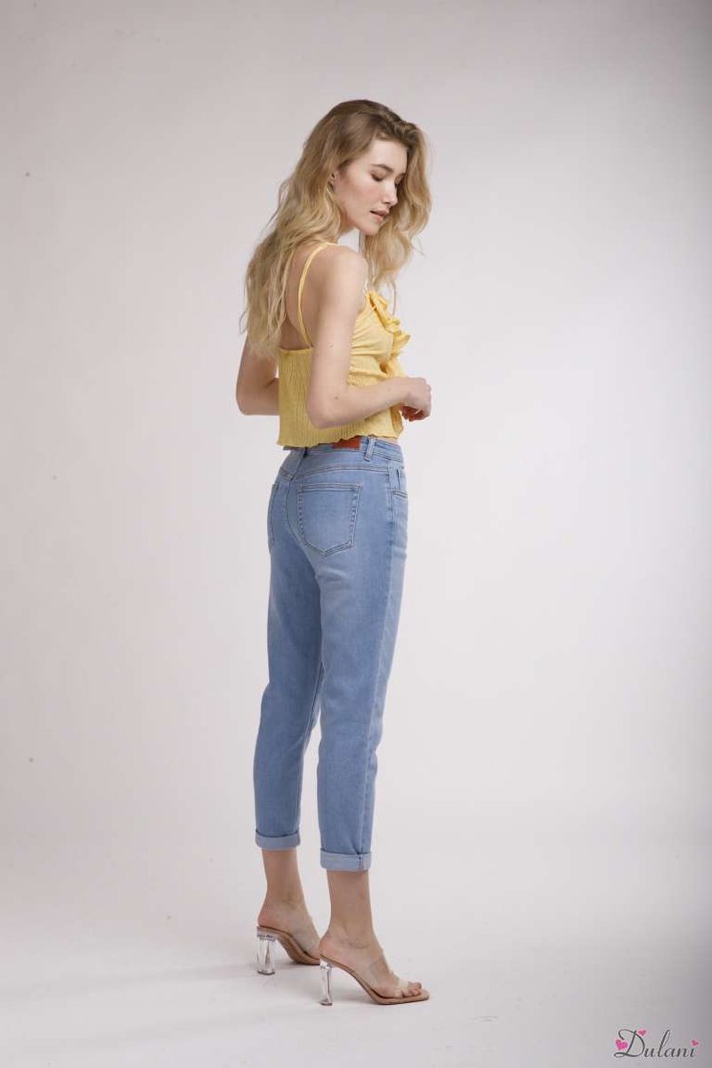 Broek Toxik3 hoge taille boyfriend jeans