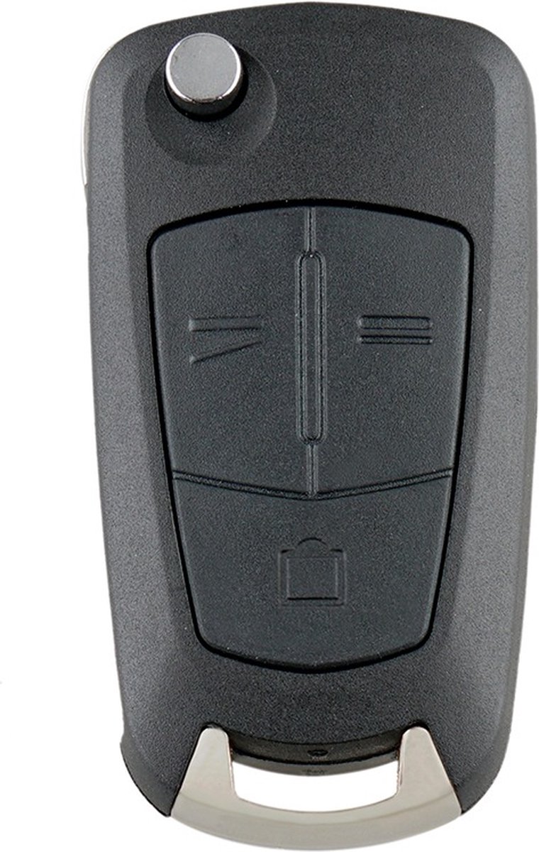 XEOD Autosleutelbehuizing - sleutelbehuizing auto - sleutel - Autosleutel geschikt voor: Opel 3 knops