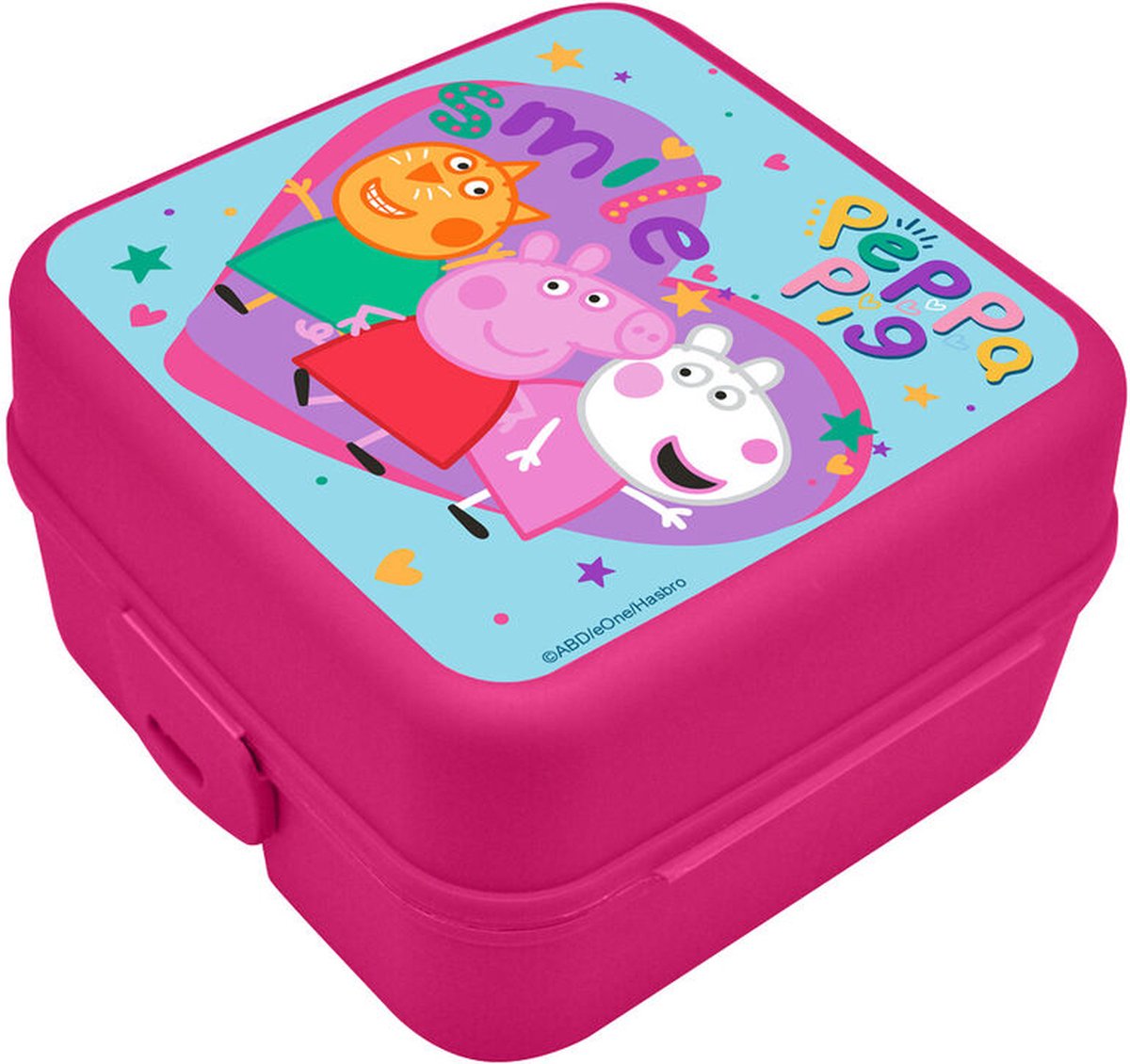 Koziol Lunchbox Candy L Peppa Pig – Portapranzo In Plastica Biocircolare, 19x13,5x6,5 Cm, Sabbia Organica - 4