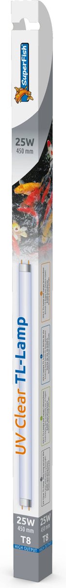 SuperFish UV TL- Lamp T8 25W 450MM
