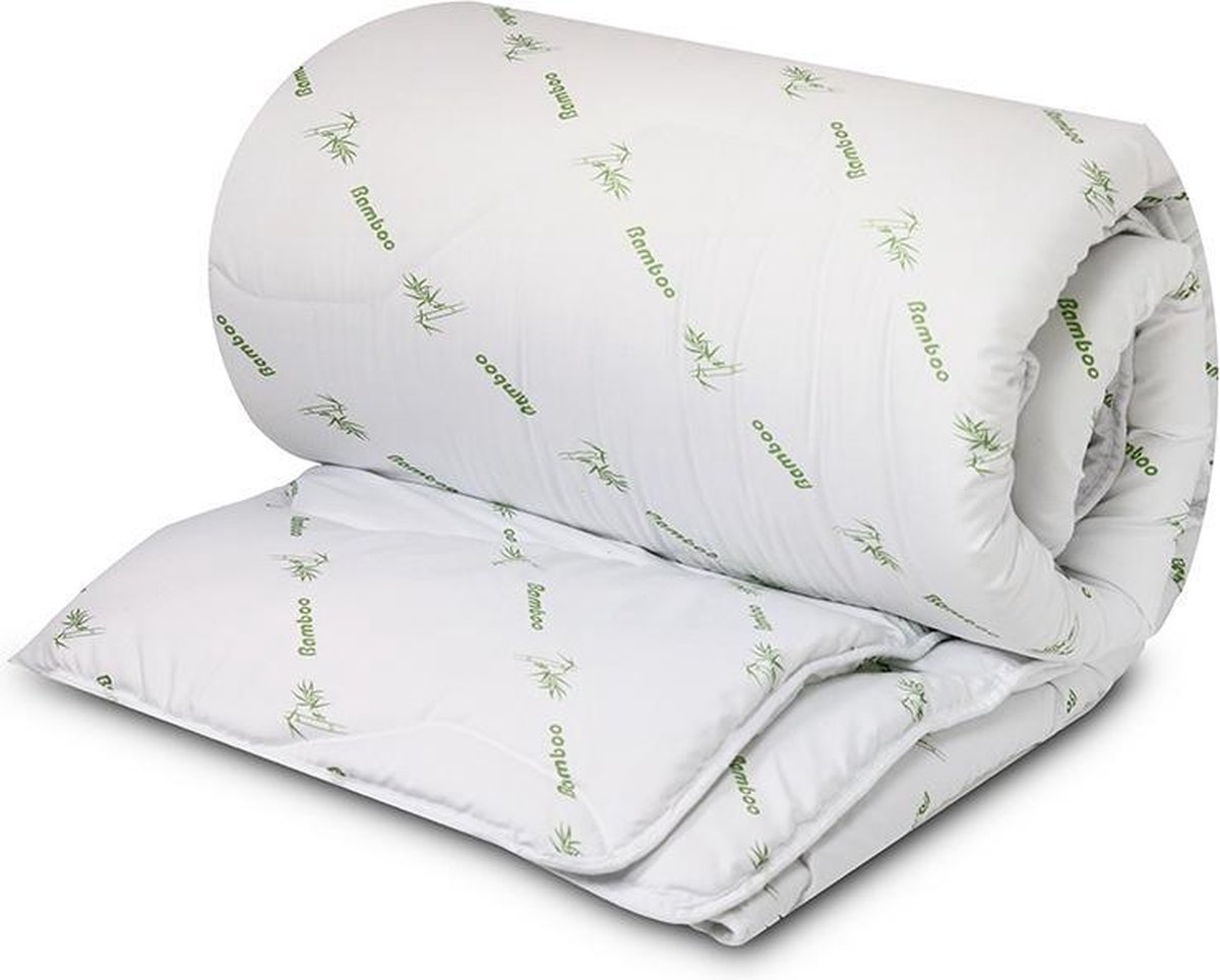 Zomer Dekbed - Bamboo Vezels - Maat: 240 X 200 - Anti-allergisch | Anti-huisstofmijt | Soepel | Zacht -