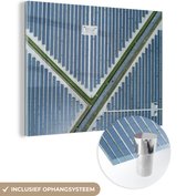 Peinture sur Verre - Panneaux solaires par le Haut - 80x60 cm - Peintures sur Verre Peintures - Photo sur Glas