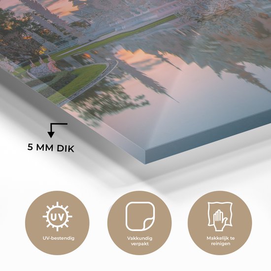 Peinture sur Verre - Temple Thaï - 120x80 cm - Peintures sur Verre Peintures - Photo sur Glas