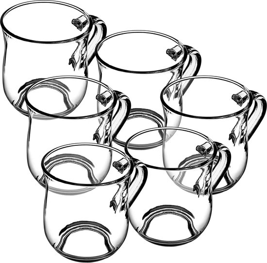Hanse Stlwerft Glas Hamburg 6er Set, 6-tlg., 220ml Füllmenge, für Heß