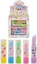 84 Stuks - Lipstick Gummen - In Traktatiebox - Uitdeelcadeautjes - Uitdeel - Traktatie voor kinderen - Meisjes
