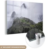 Peinture sur Verre - Pérou - Brouillard - Machu Picchu - 150x100 cm - Peintures sur Verre Peintures - Photo sur Glas