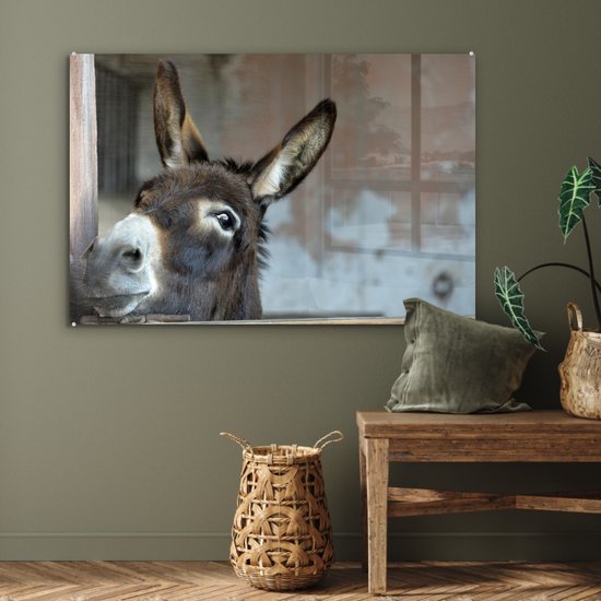 Ezel Glas 90x60 cm - Tirage photo sur Glas (décoration murale en plexiglas)