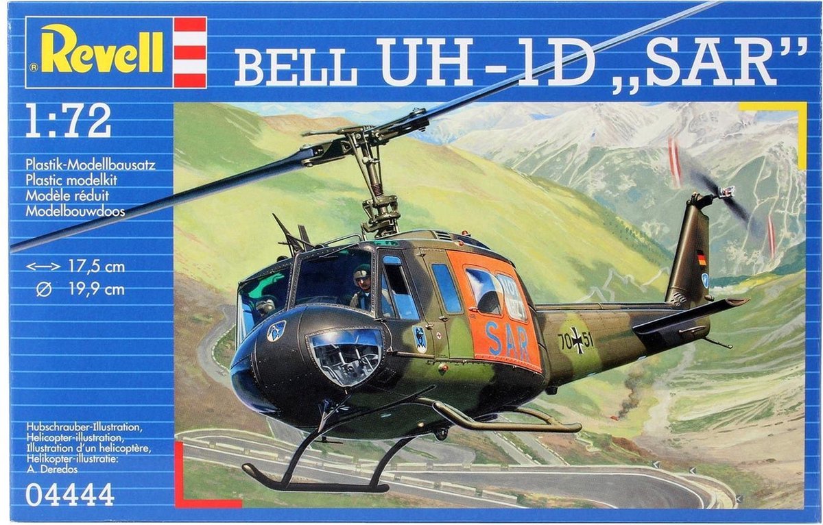 Revell Bouwdoos Bell UH-1D Sar Duits Vliegtuig