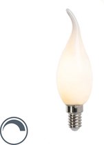 LUEDD LED filament tipkaarslamp E14 3W 250lm F35 dimbaar mat