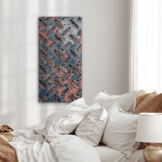 Peinture sur Verre - Fer - Plaques - Rouille - 40x80 cm - Peintures sur Verre Peintures - Photo sur Glas