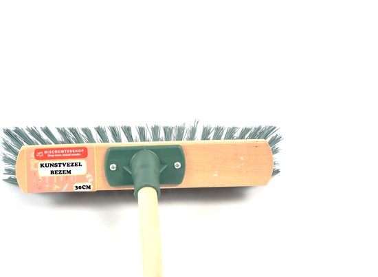 Bezem 30cm inclusief steel 120cm groen Household Bezem stevig van Sorbo — afbeelding 3