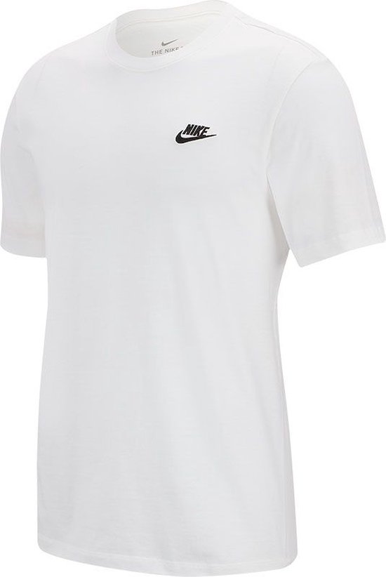 Nike W NSW ESSNTL TEE BF LBR Dames Sportshirt - Wit - Maat XL