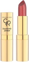 Golden Rose Diamond Breeze Shimmering Lipstick NO: 02 Lippenstift met grove glitters en glans sterk gepigmenteerd