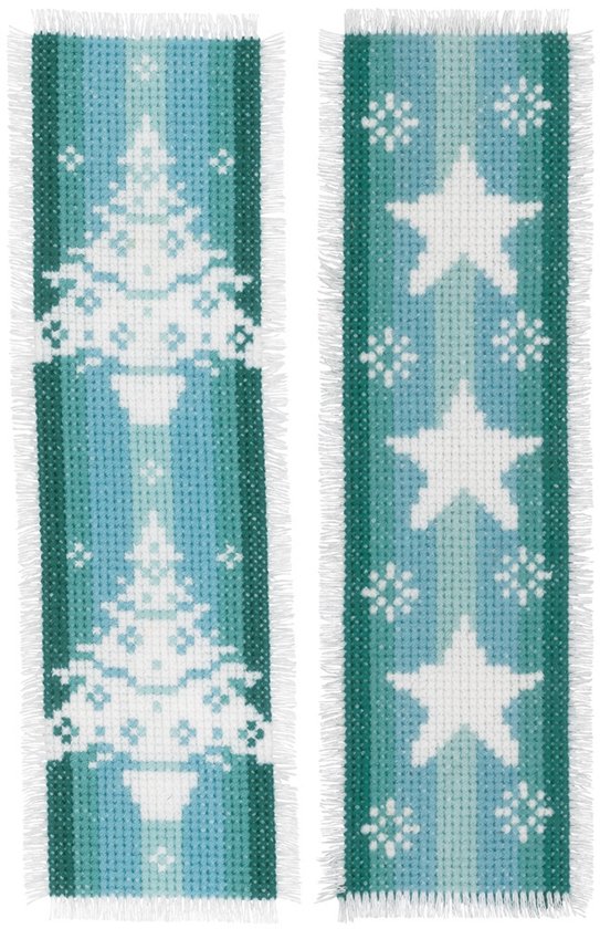 Bladwijzer kit Nordic Christmas set van 2 - Vervaco - PN-0158102