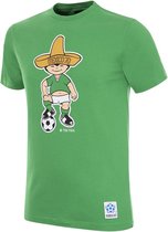 COPA - Mexico 1970 World Cup Juanito Mascot T-Shirt - XS - Groen