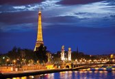 Fotobehang The Eiffel Tower | XXL - 312cm x 219cm | 130g/m2 Vlies