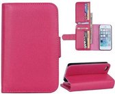 iPhone SE, 5, 5S portemonnee hoes roze