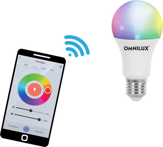 Omnilux LED E27 RGB/WW/CW WiFi - Lamp