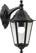 Nordlux Cardiff wandlamp - buitenwandlantaarn - 40 cm hoog - 27 cm diep - E27 - hangend - zwart