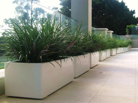 Adezz Buxus polyester plantenbak 40 x 40 x 120 cm | bol.com