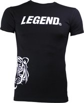 Legend Sports Logo T-shirt Zwart Maat S