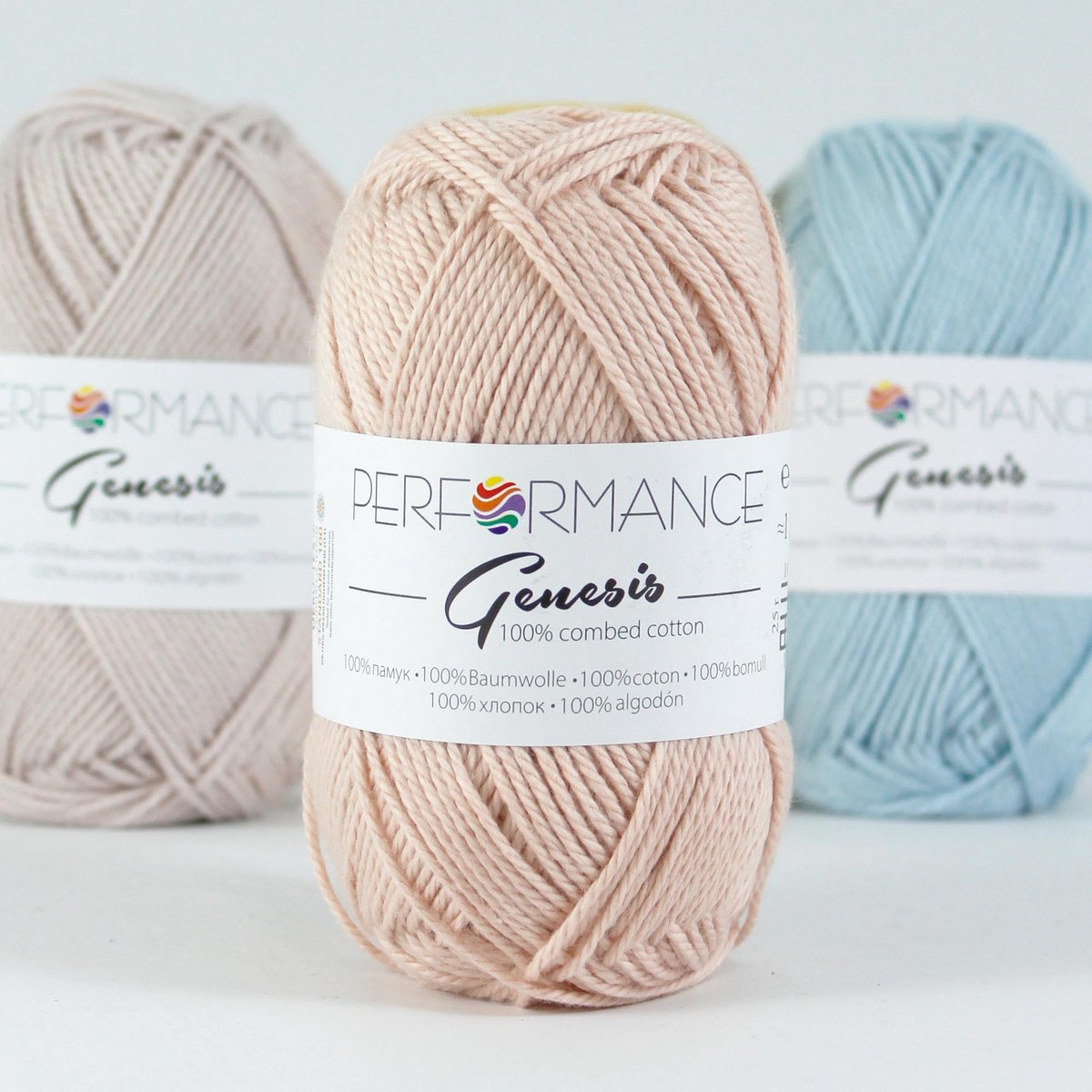 Genesis skin roze 3003 - 5 bollen gekamd katoengaren - pendikte 3,5 a 4mm