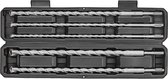 Parkside Borenset SDS-plus - Set: 5 delig - Geschikt voor: boormachines met SDS-plus houder - In praktische opbergdoos - Gemaakt van staal - Klopborenset - Ø: 10 | 12 | 16 | 18 | 20 mm - Lengte: 450 mm