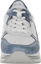 Remonte Dames Sneaker - D1320-80 Blauw/Wit/Zilver - Maat 38