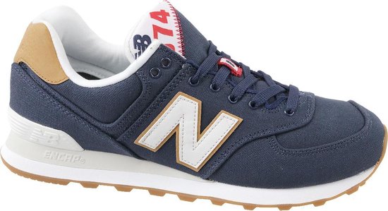 New Balance - Heren Sneakers ML574YLC - Blauw - Maat 44 1/2 | bol.com