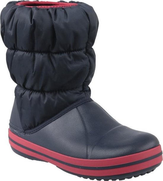 Crocs Winter Puff Laarzen Kinderen, navy/red Schoenmaat EU 33-34 | bol.com