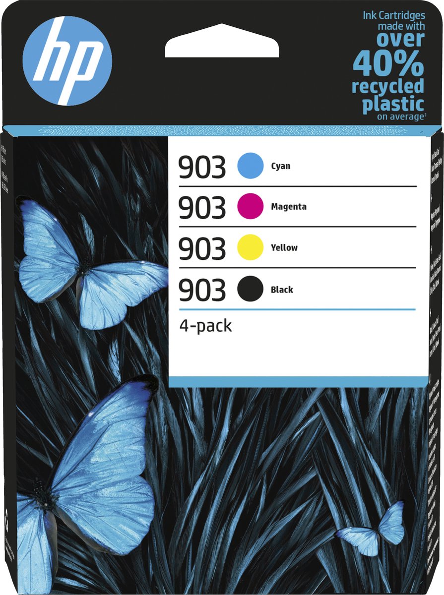 HP 903 (6ZC73AE) Inktcartridge / Zwart / Kleur / Standaard Capaciteit / 4-Pack