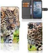 GSM Hoesje Nokia C2 2nd Edition Beschermhoesje met foto Baby Luipaard
