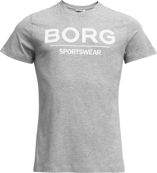 Bjorn Borg Heren T-shirt Samir Grijs Maat L Mannen