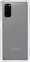 Telefoonglaasje Hoesje Geschikt voor Samsung Galaxy S20 - PVC met TPU randen - Transparant - Beschermhoes - Case - Cover